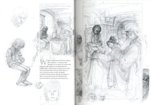 Властелин Колец Онлайн - 'The Lord of The Rings Sketchbook' by Alan Lee.